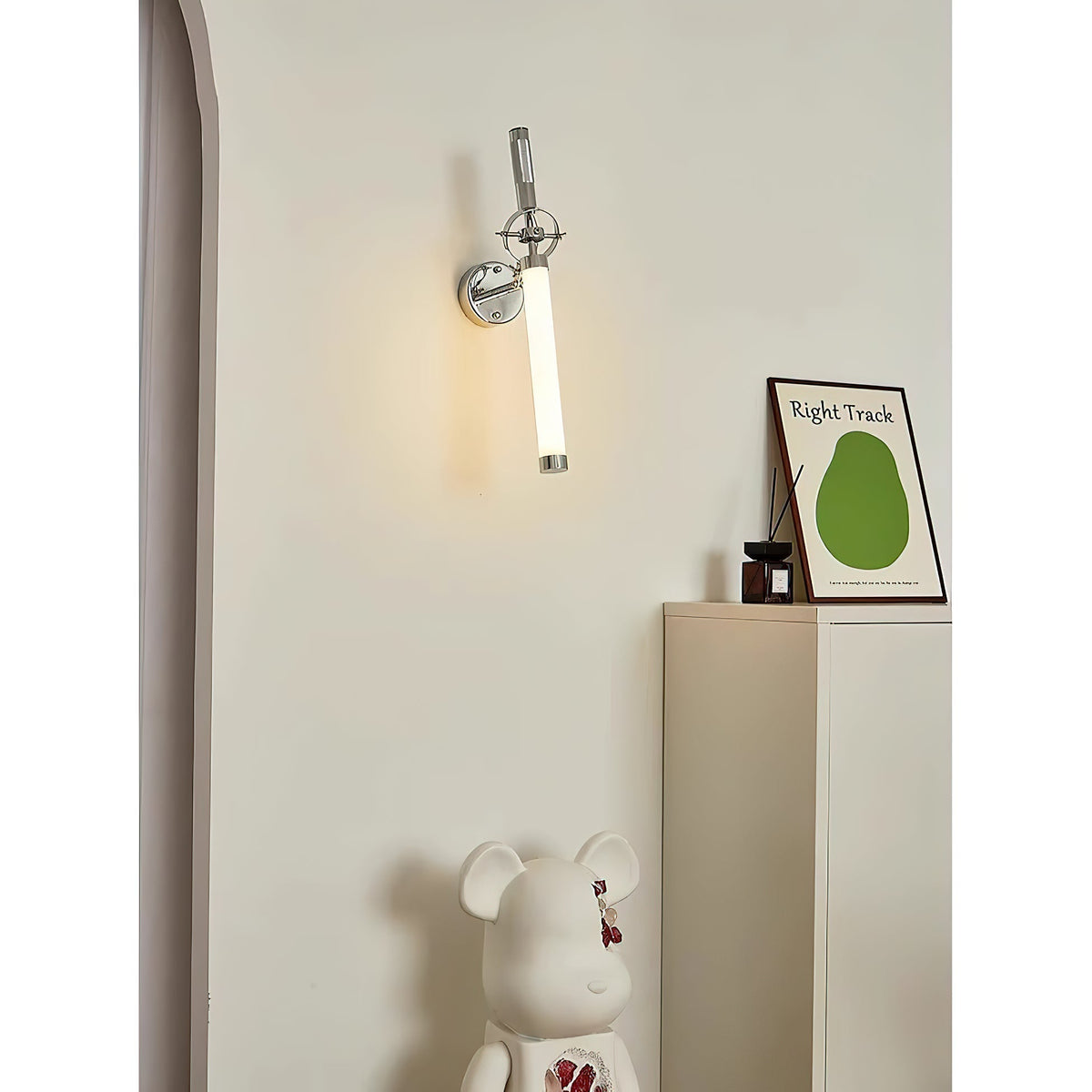Velerelle wandlamp chroom modern woonkamer | Cielum