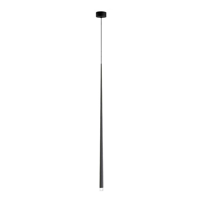 Reveno Kroonluchter Slender Cone Lineair Zwart Minimalistisch