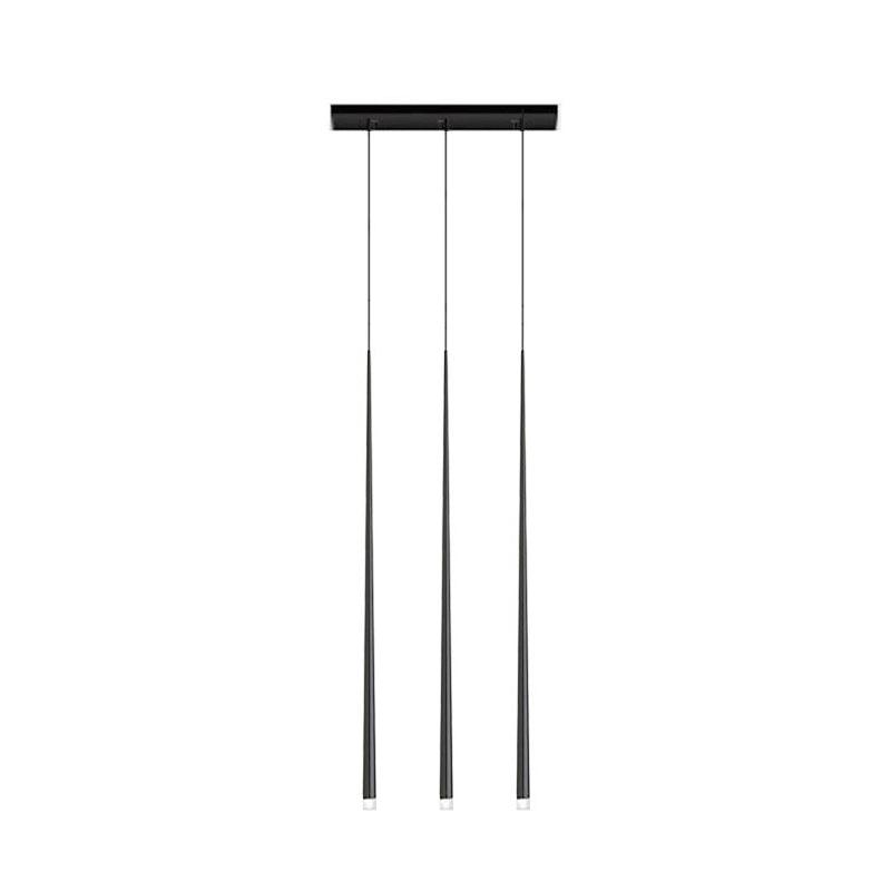 Reveno Kroonluchter Slender Cone Lineair Zwart Minimalistisch