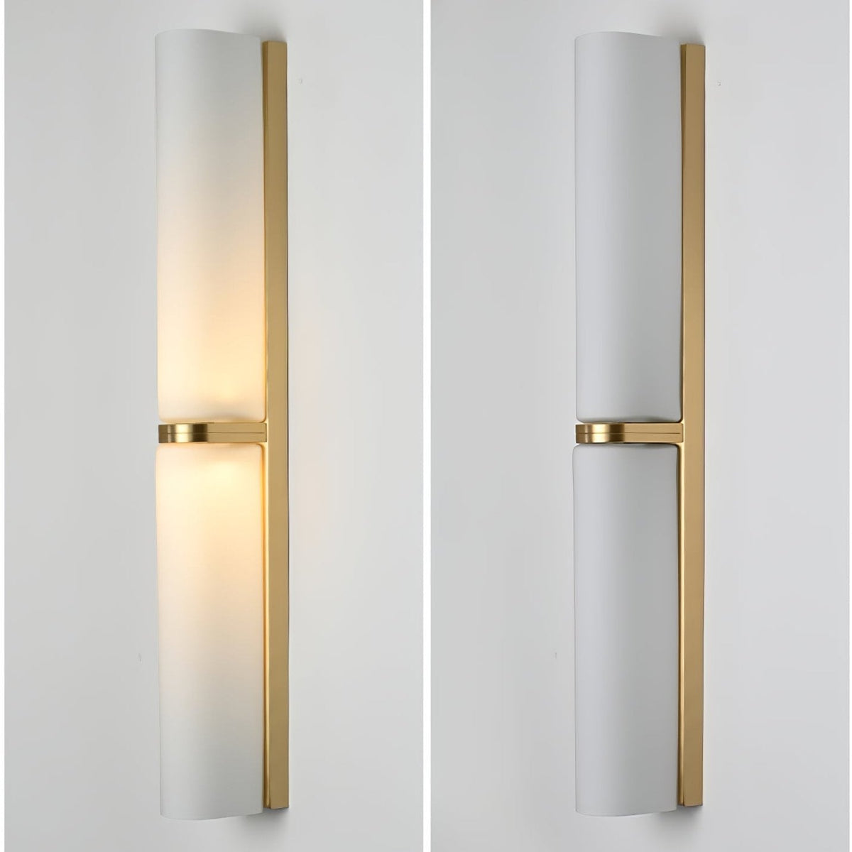 Eirisine wandlamp met glazen kap