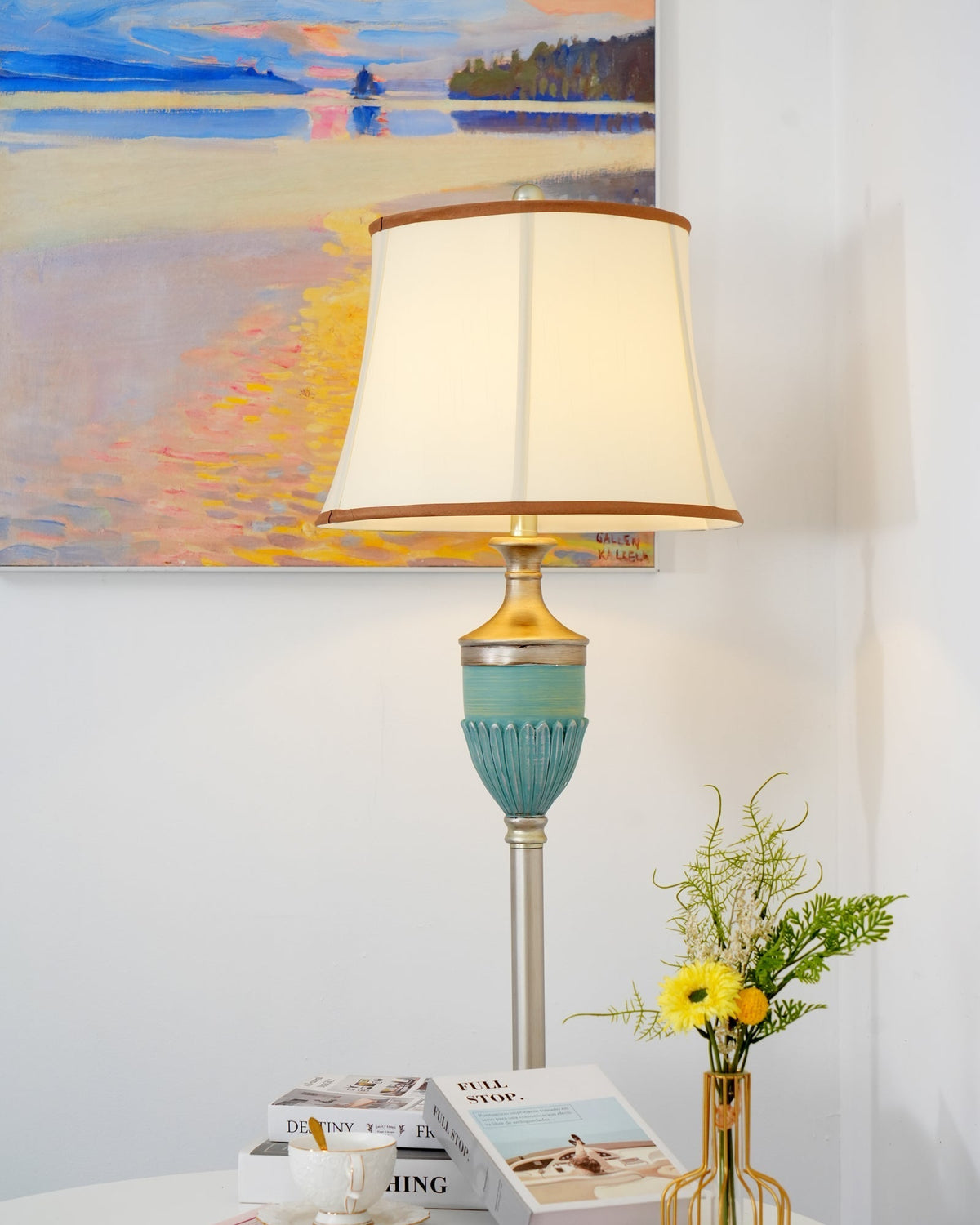 Niraaya Vintage hars vloerlamp