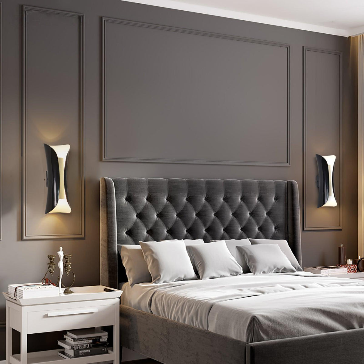 Lumirenne wandlamp met smalle taille