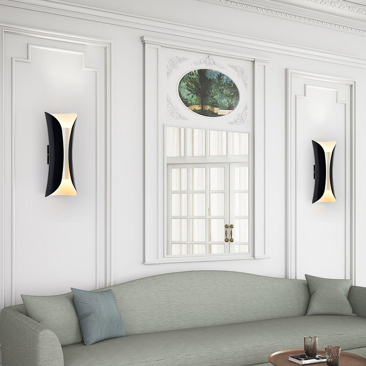 Lumirenne wandlamp met smalle taille