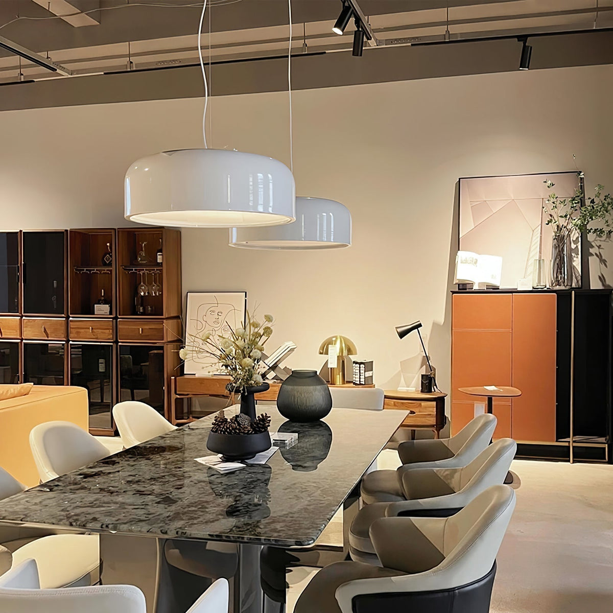 Void Moderne hanglamp van aluminium