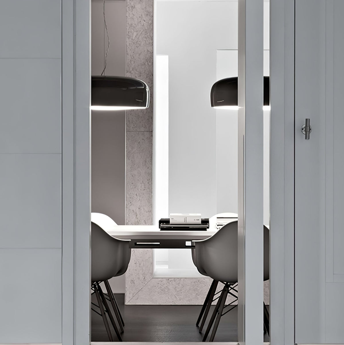 Void Moderne hanglamp van aluminium