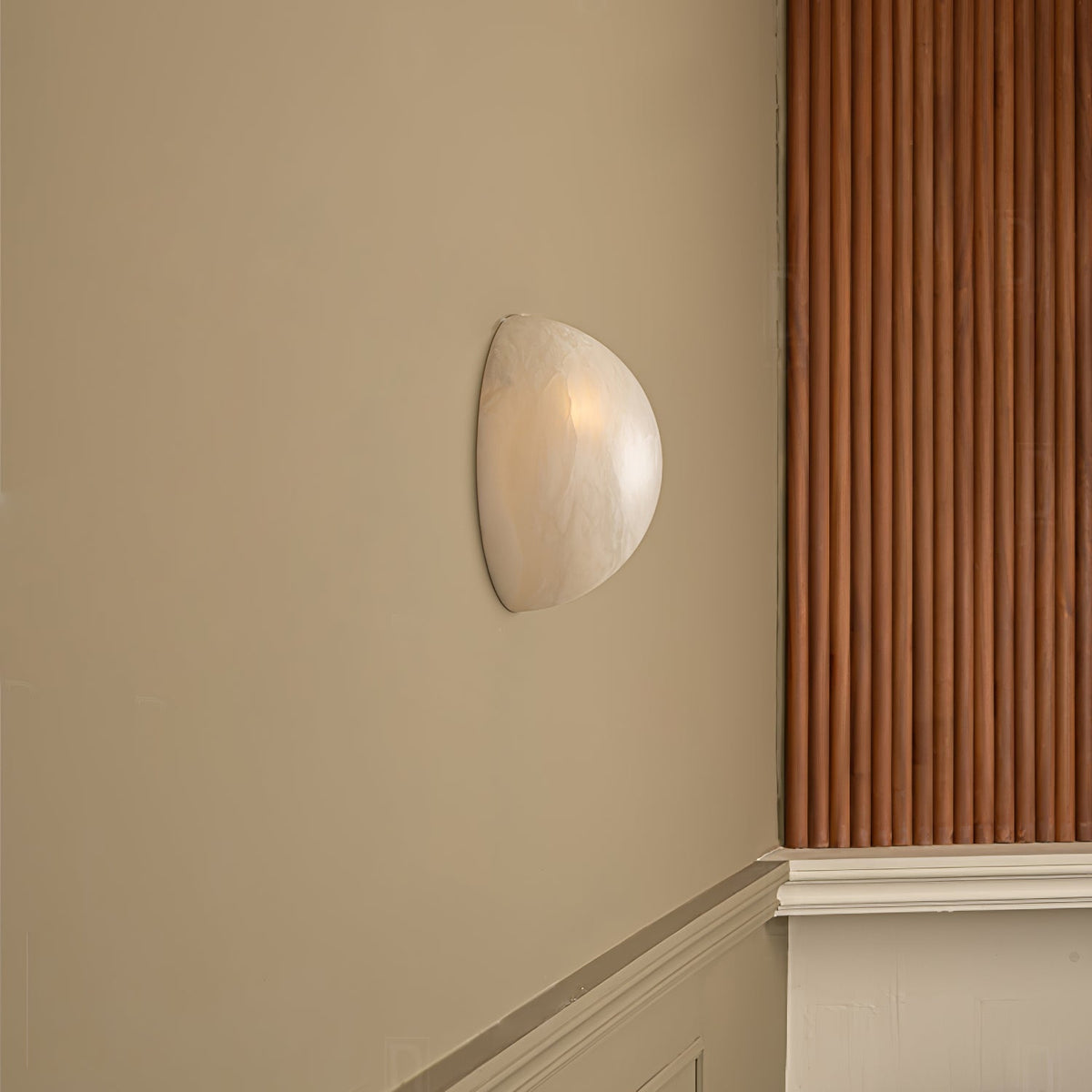 Albiaria Wabi-Sabi wandlamp van albast