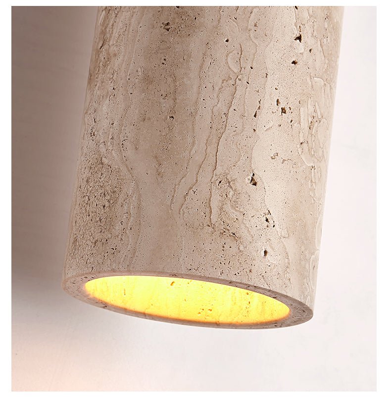 Talv elegante hanglamp van geel travertin