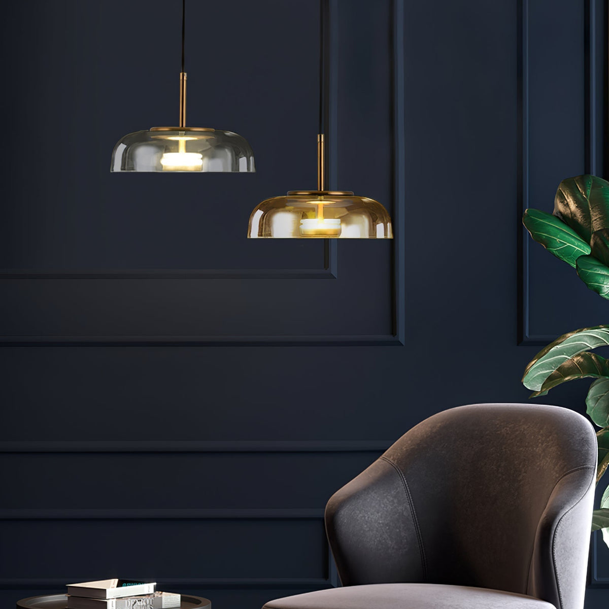 Liorenia hanglamp transparant glas strak