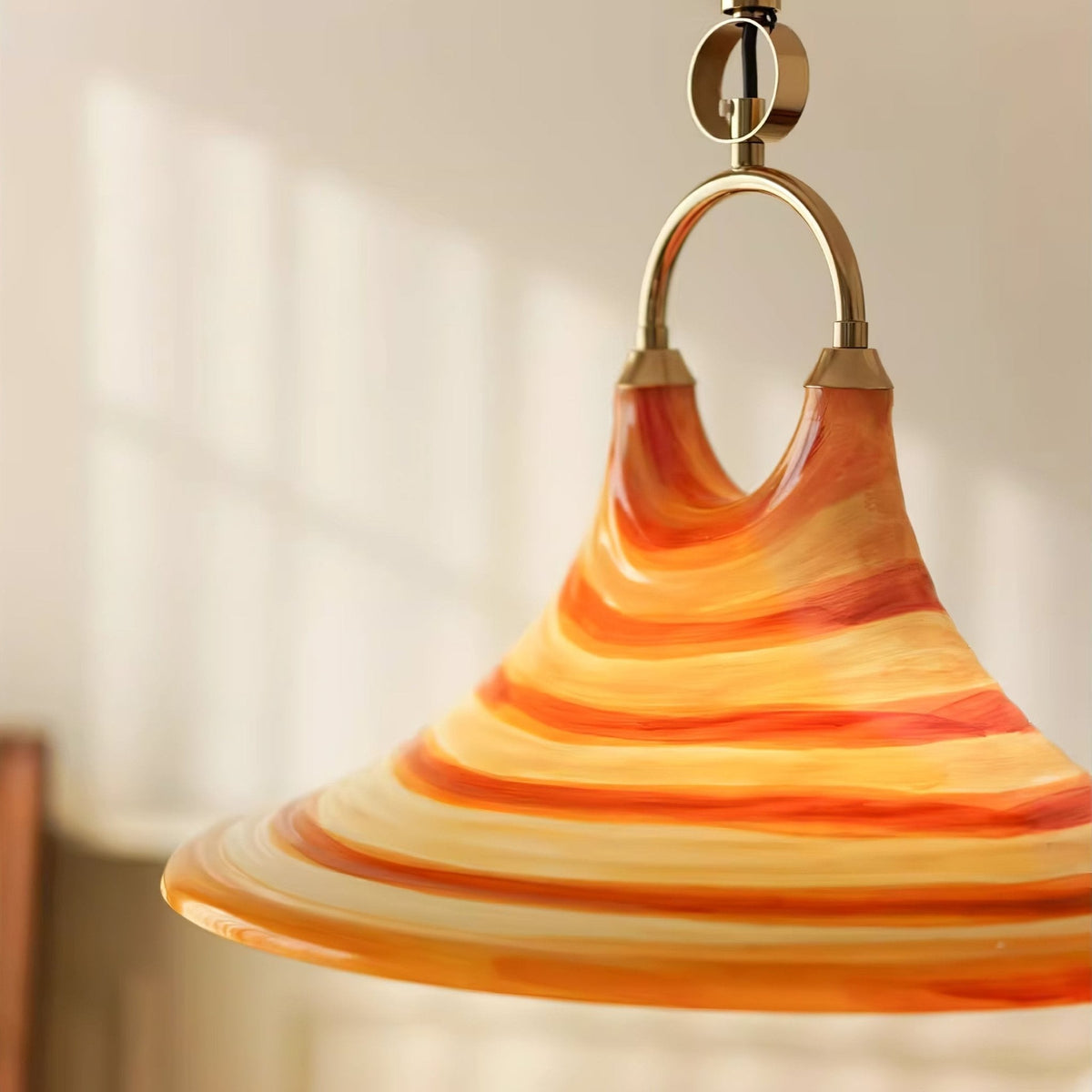 Aurmiros moderne hanglamp met minimalistisch draaiend glasontwerp