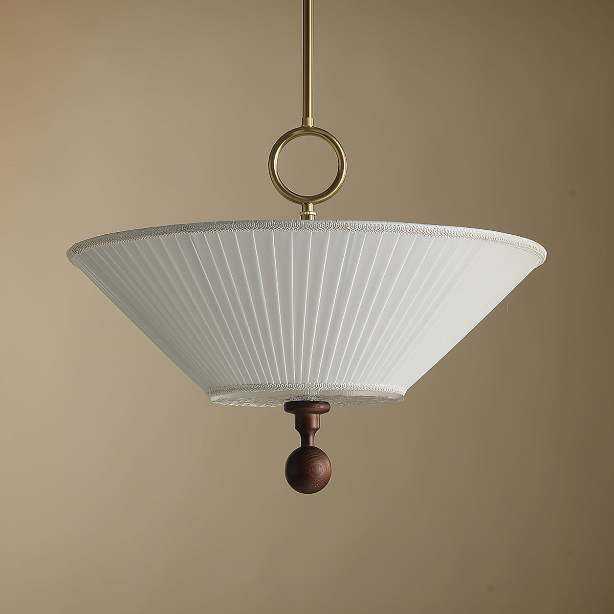 Maltik hanglamp met plooien