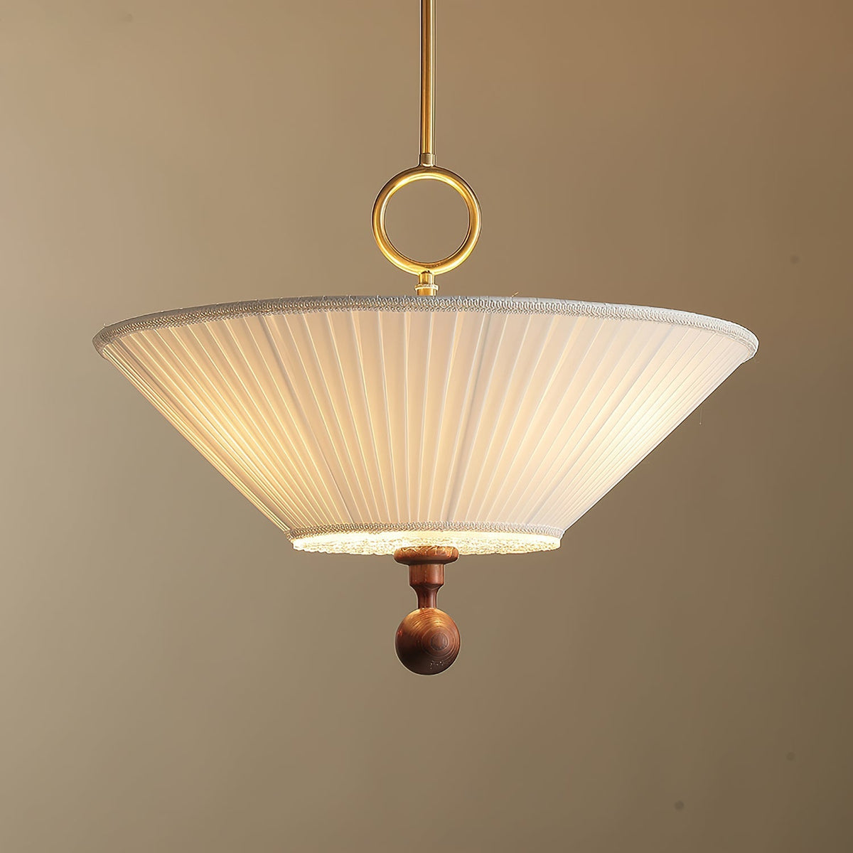 Maltik hanglamp met plooien