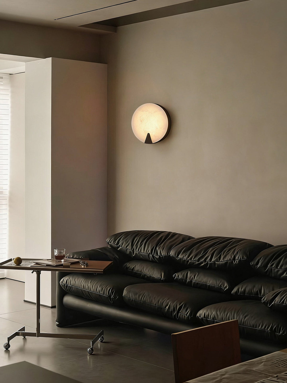 Albirira Halo albasten wandlamp