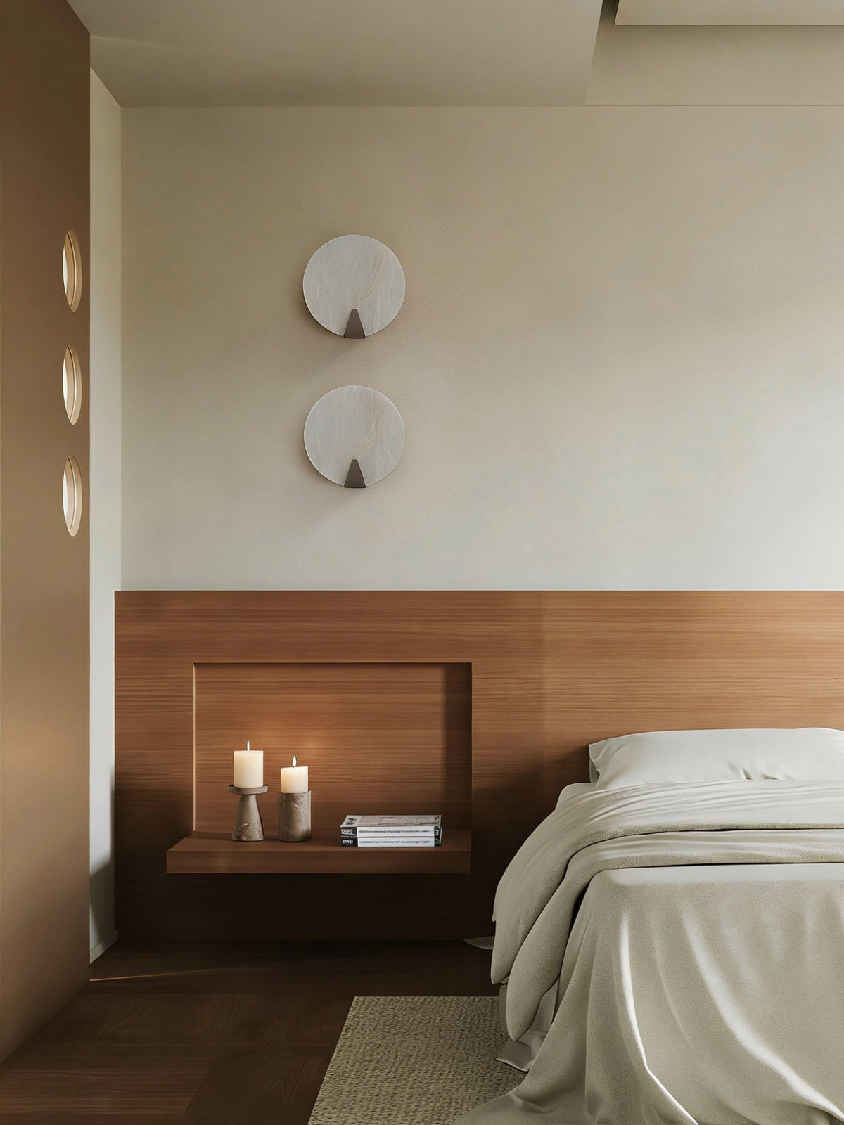 Albirira Halo albasten wandlamp