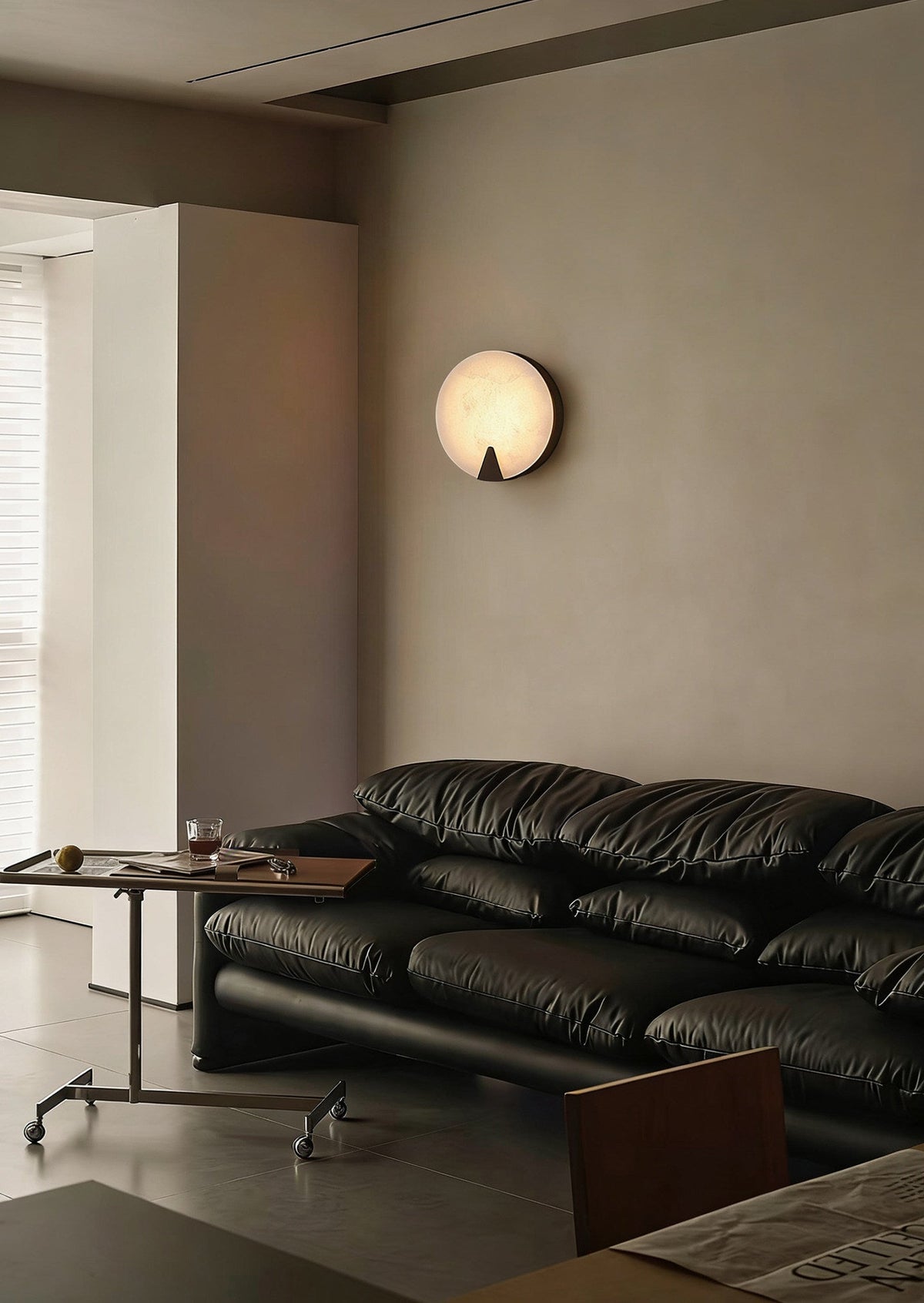 Albirira Halo albasten wandlamp