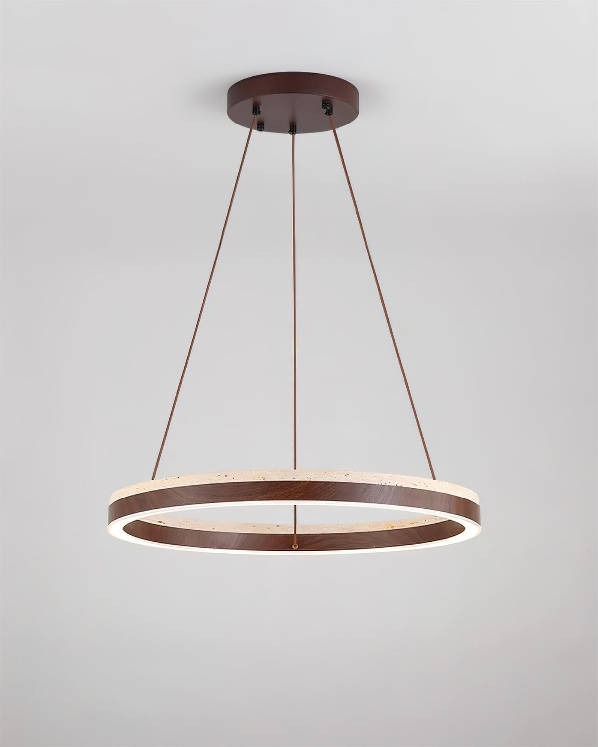 Loren travertin Geometry Ring kroonluchter