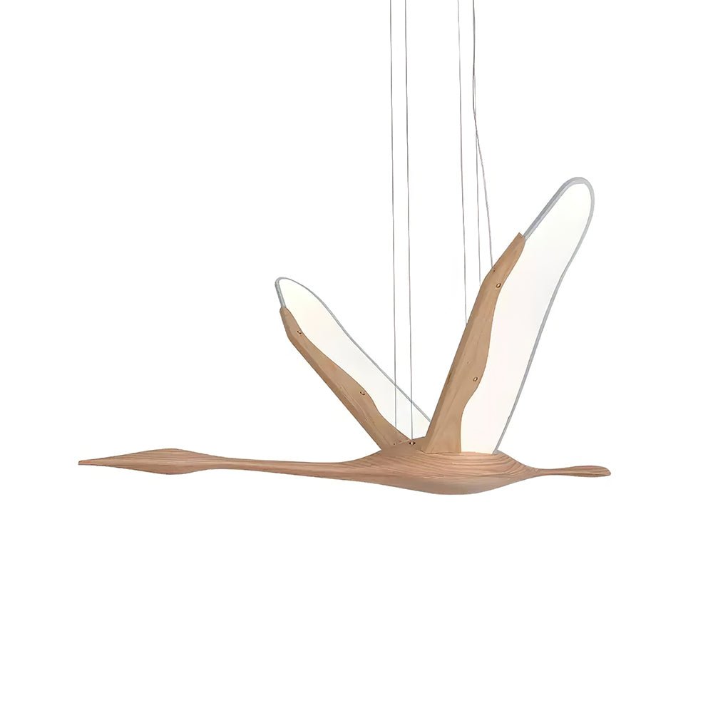 Syloine Moderne hanglamp van walnoothout