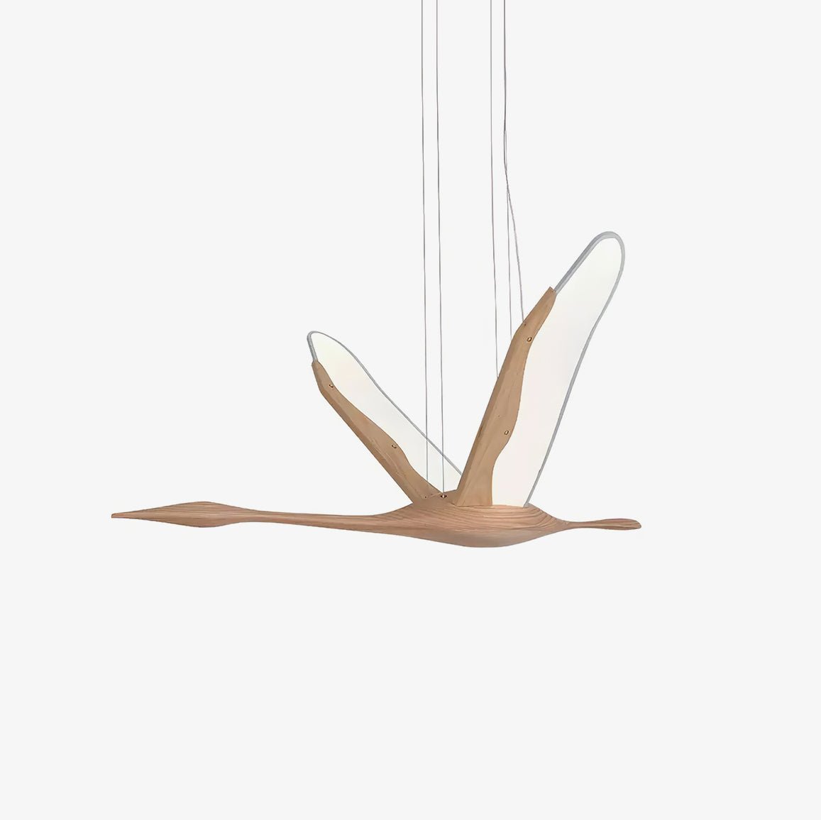 Syloine Moderne hanglamp van walnoothout