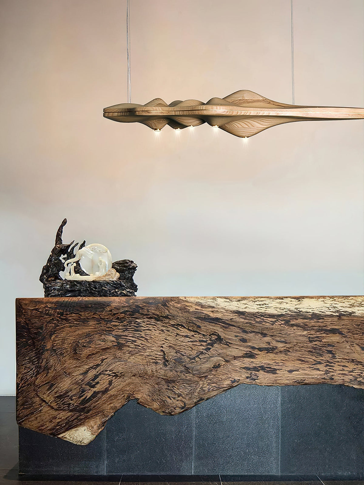 Tolven Premium elegantie Houten hanglamp