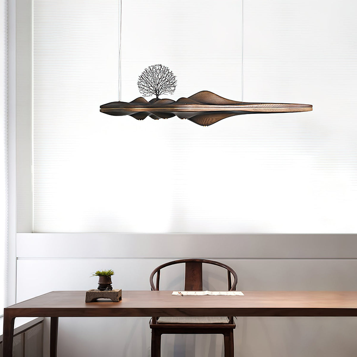 Tolven Premium elegantie Houten hanglamp