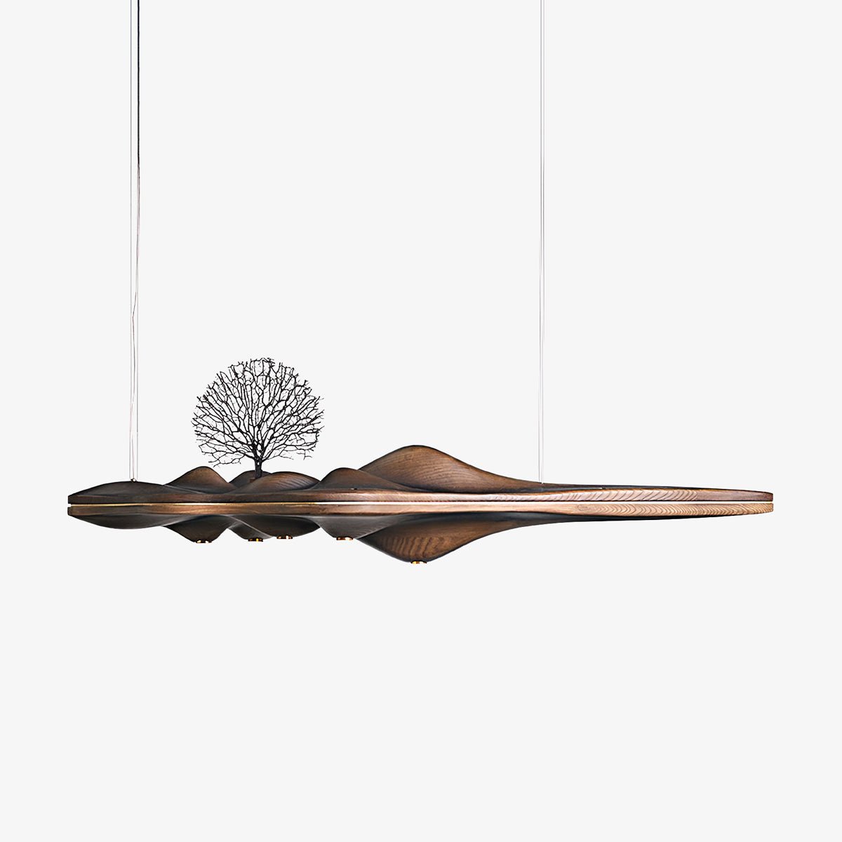 Tolven Premium elegantie Houten hanglamp