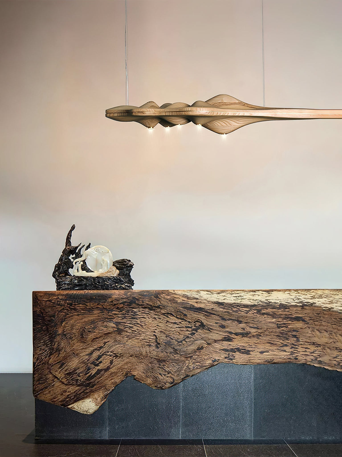 Tolven Premium elegantie Houten hanglamp