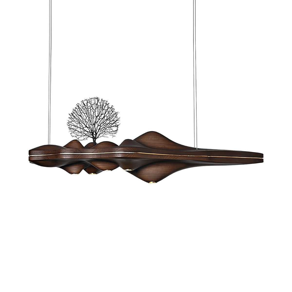 Tolven Premium elegantie Houten hanglamp