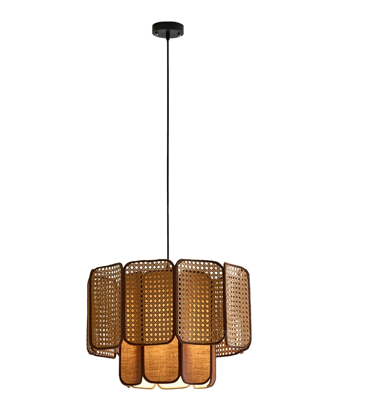 Cane Vintage Stof Hanglamp