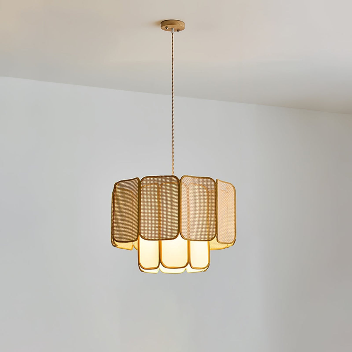 Cane Vintage Stof Hanglamp