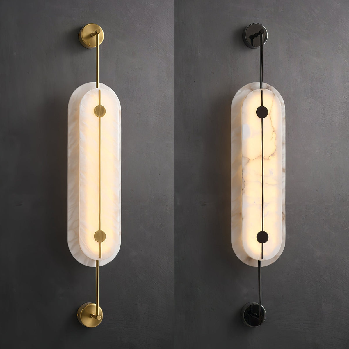 Cudorel Oval Albast Wandlamp