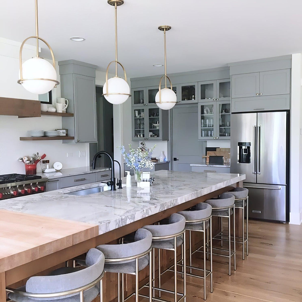Brandonis Moderne hanglamp van glas