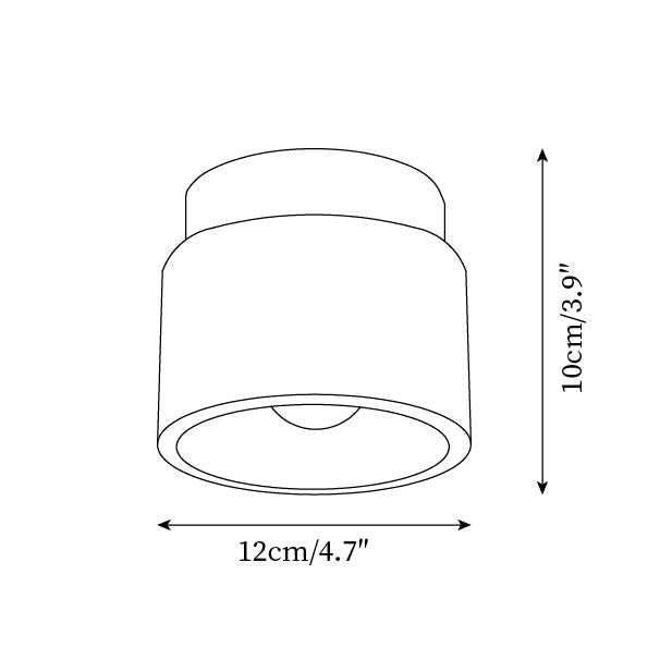 Lysaen Stone travertin plafondlamp