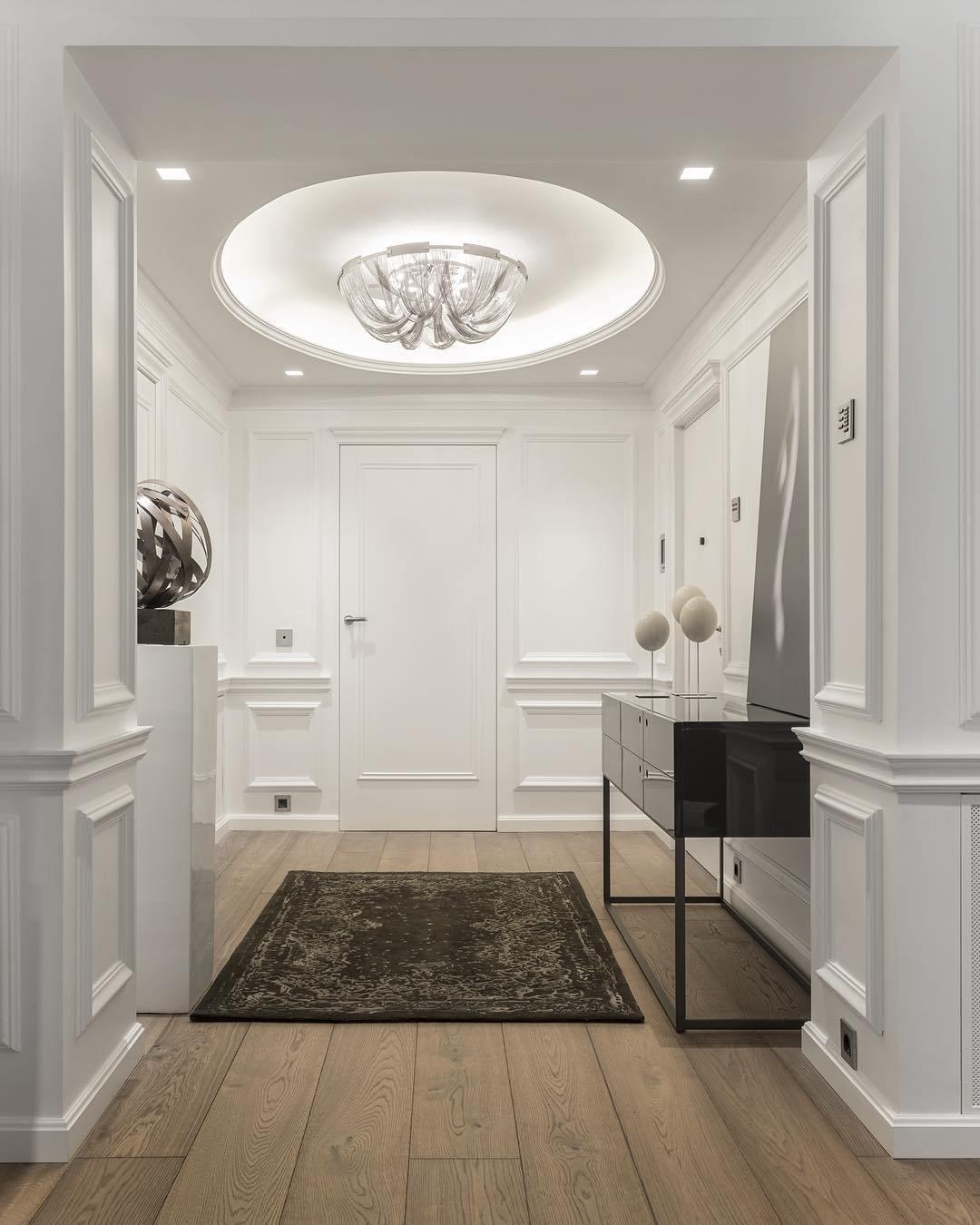 Talj plafondlamp met ketting van aluminium en tassel in nikkel