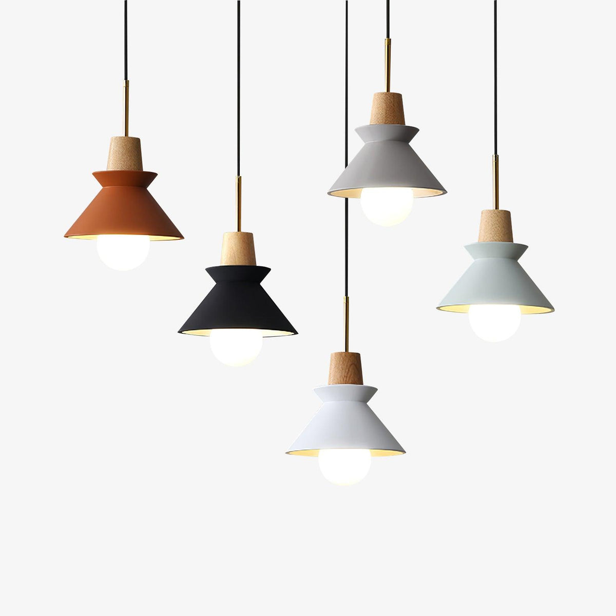 Revelo hanglamp hout Scandinavisch minimalistisch