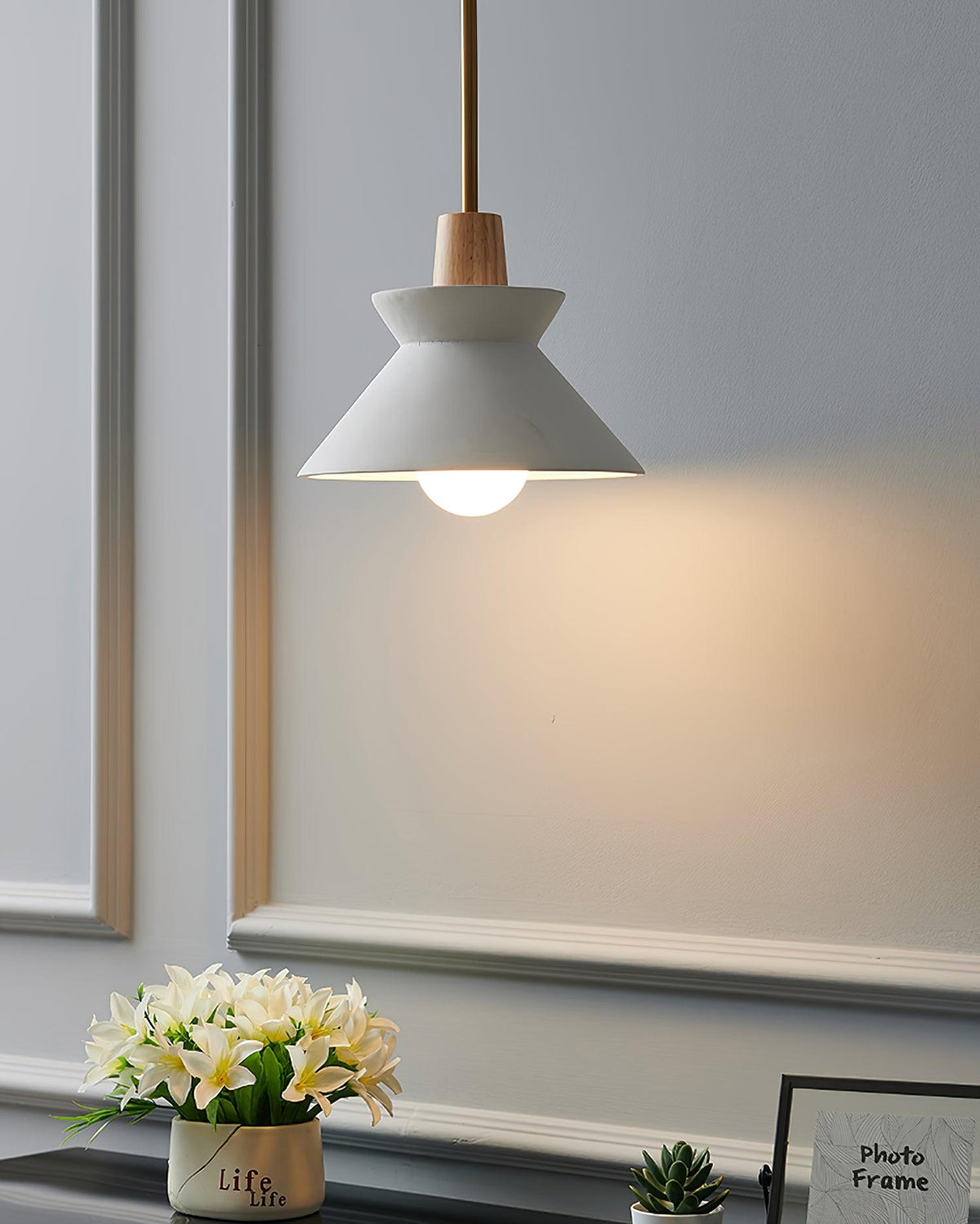 Revelo hanglamp hout Scandinavisch minimalistisch
