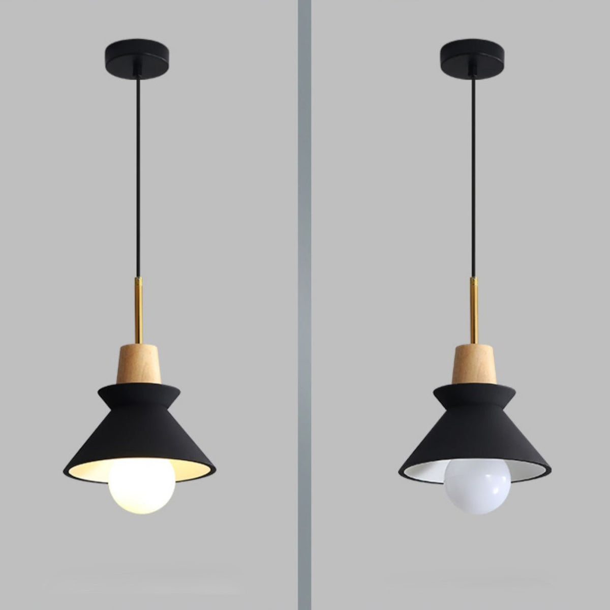 Revelo hanglamp hout Scandinavisch minimalistisch