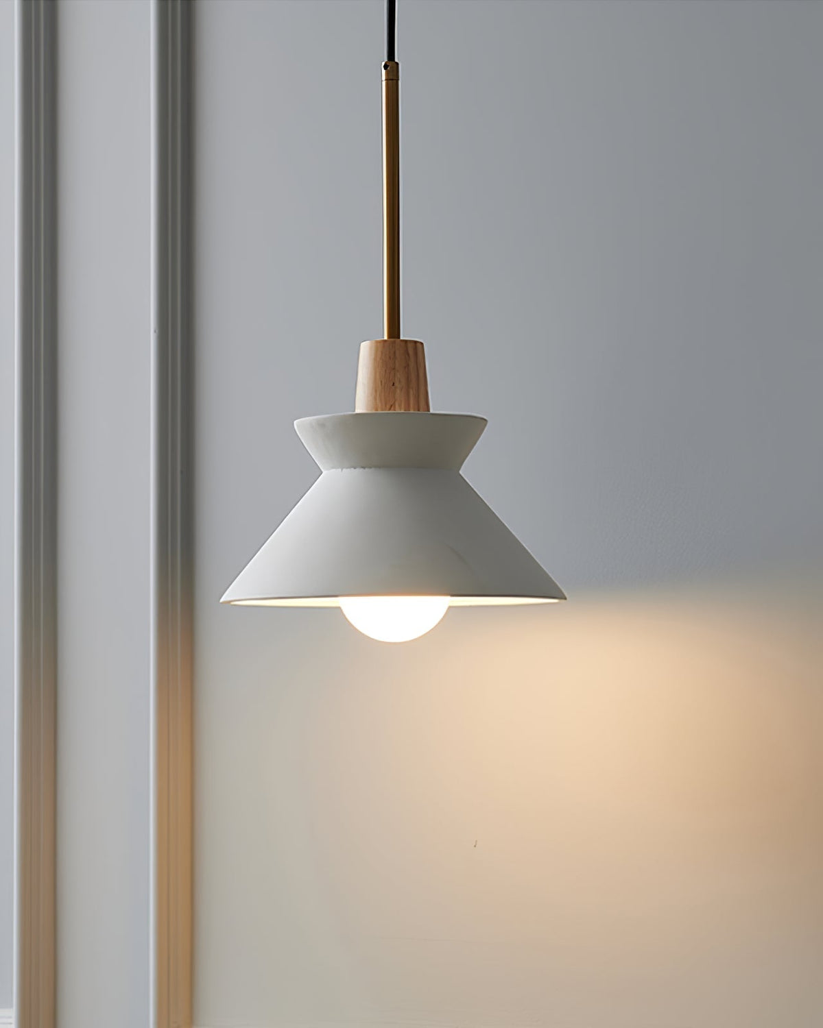 Revelo hanglamp hout Scandinavisch minimalistisch
