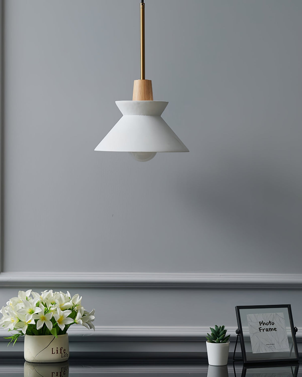 Revelo hanglamp hout Scandinavisch minimalistisch