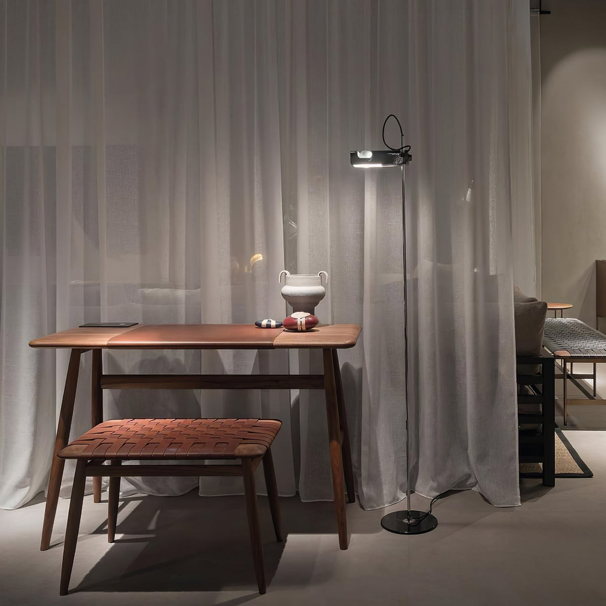 Merven minimalistische vloerlamp