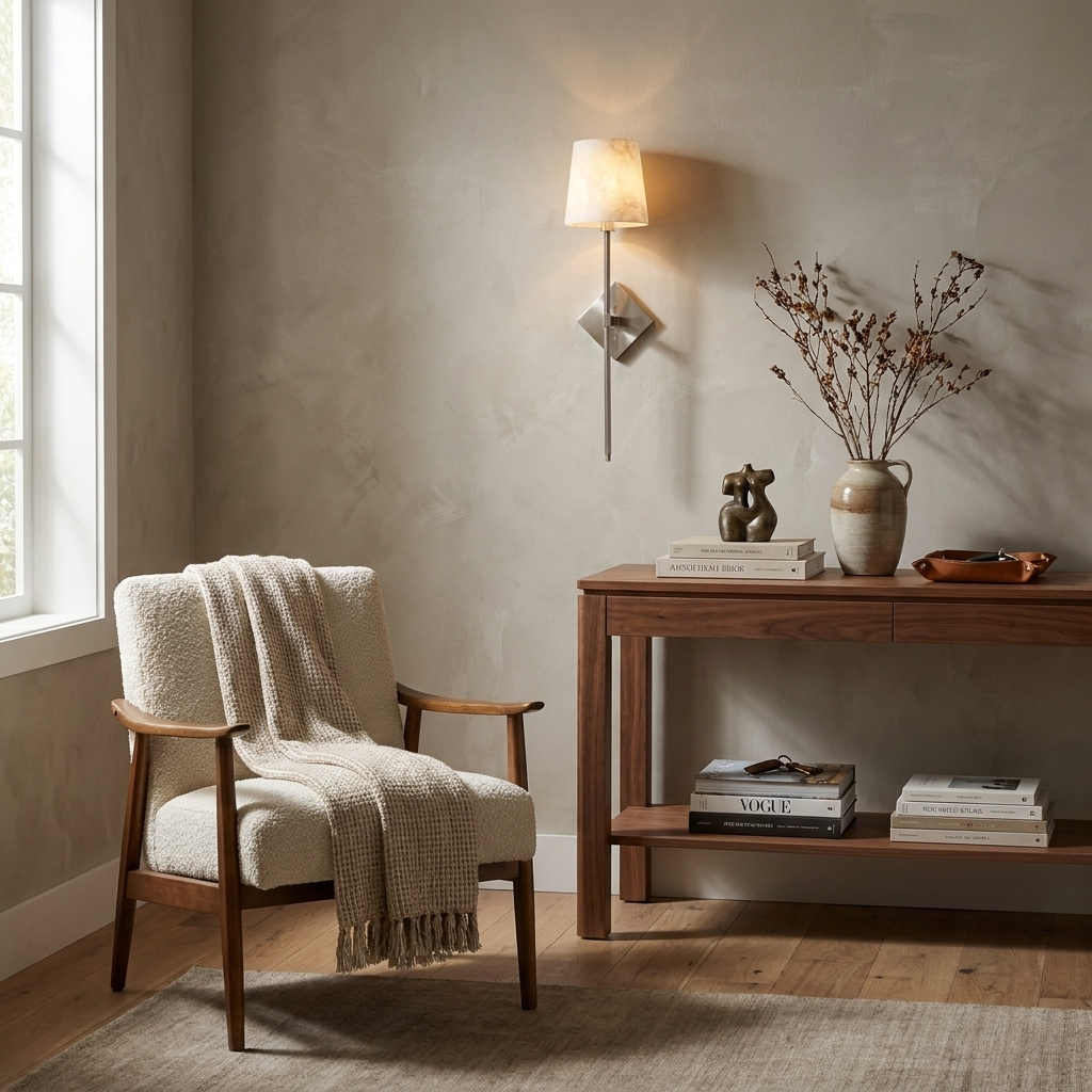 Davenwick albast wandlamp