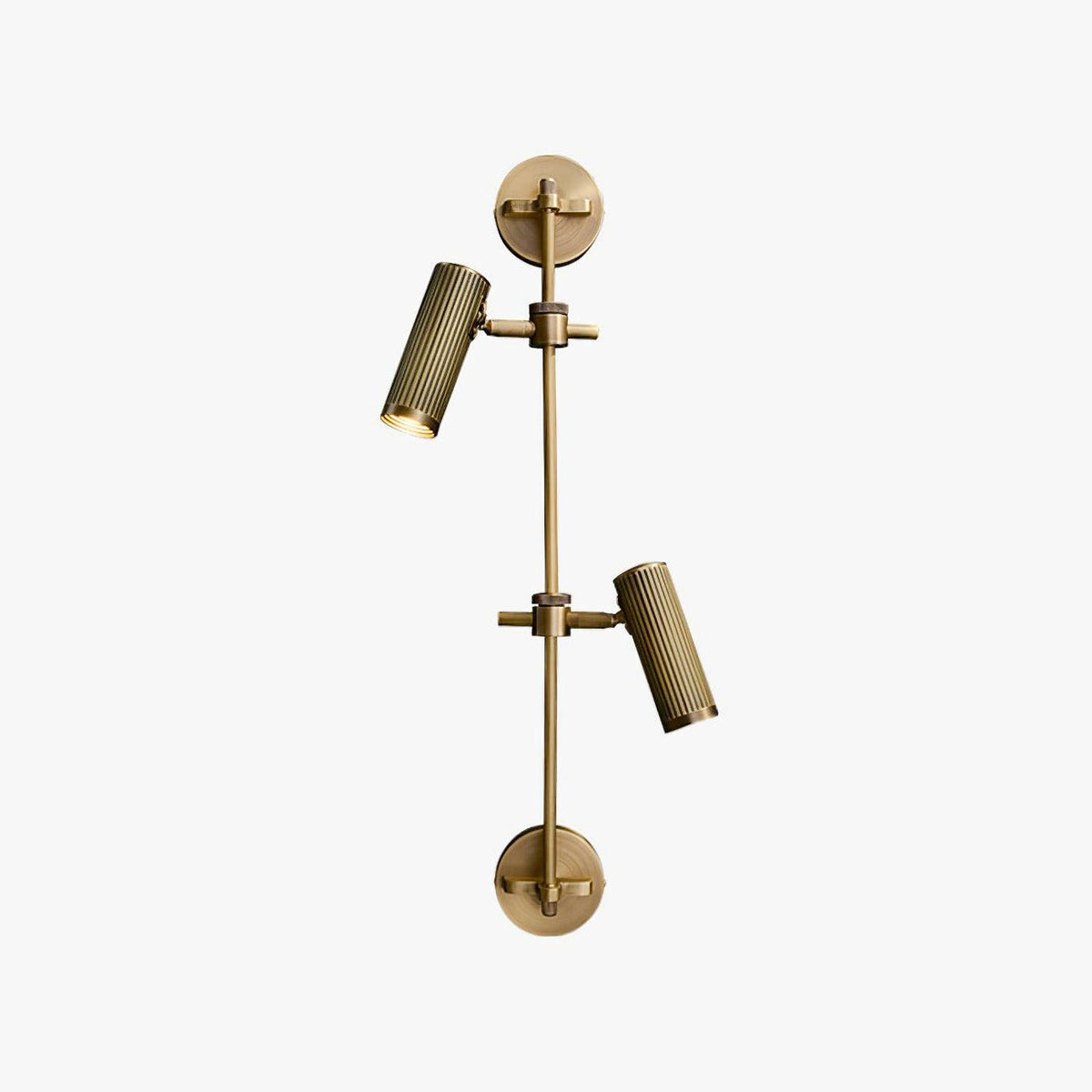Kirixel wandlamp in messing