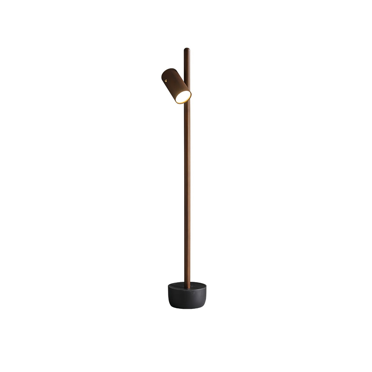 Rinisina vloerlamp met spotverlichting van hout