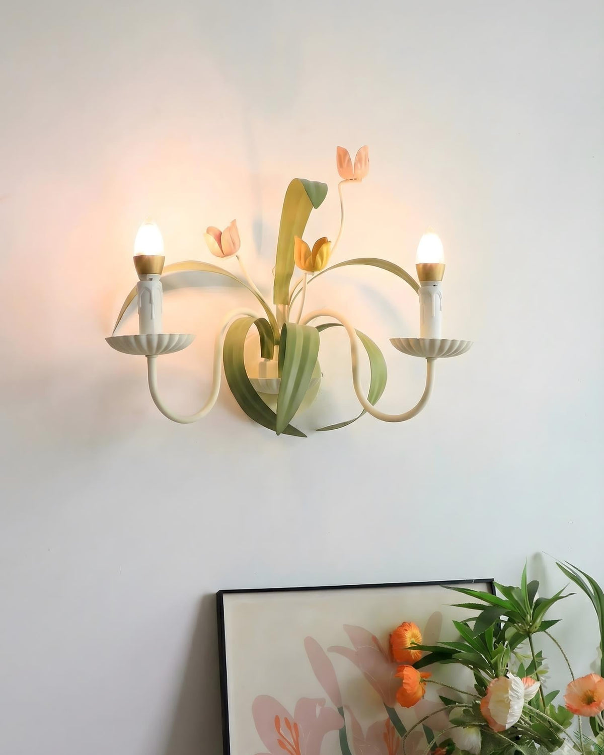 Tulianne wandlamp