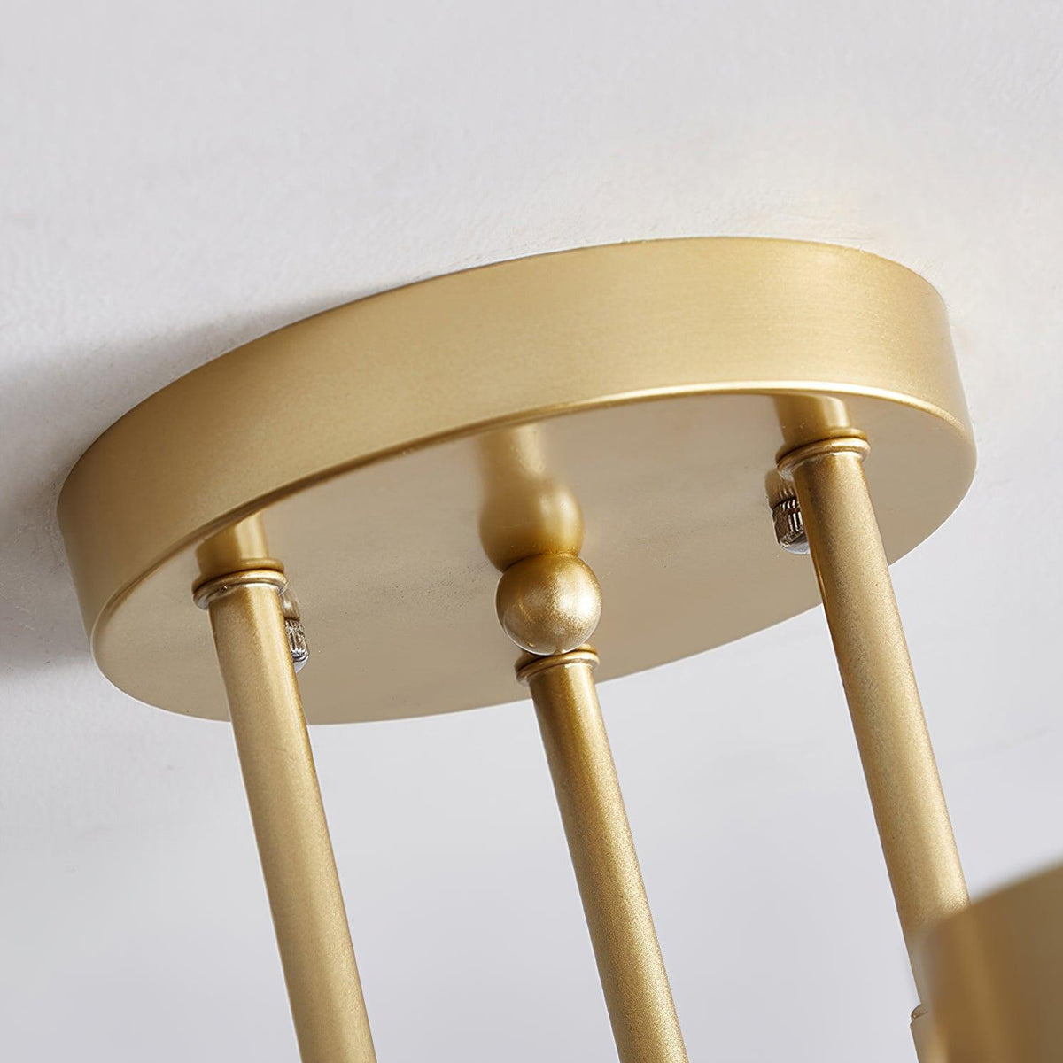 Sputnik plafondlamp goudkleurige afwerking