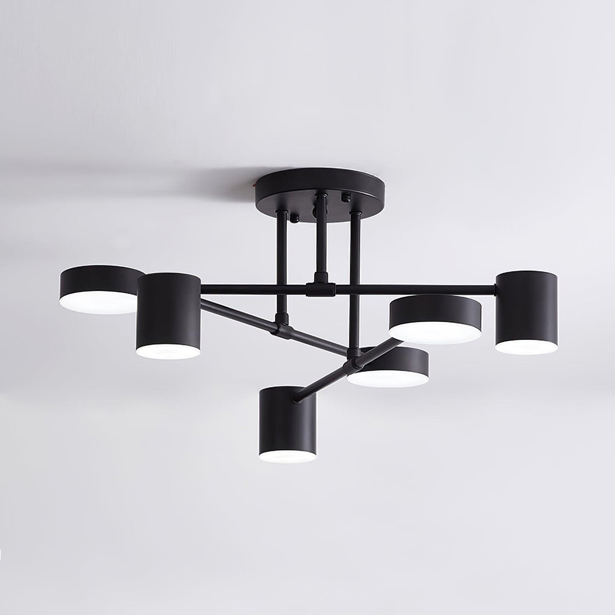 Sputnik plafondlamp goudkleurige afwerking