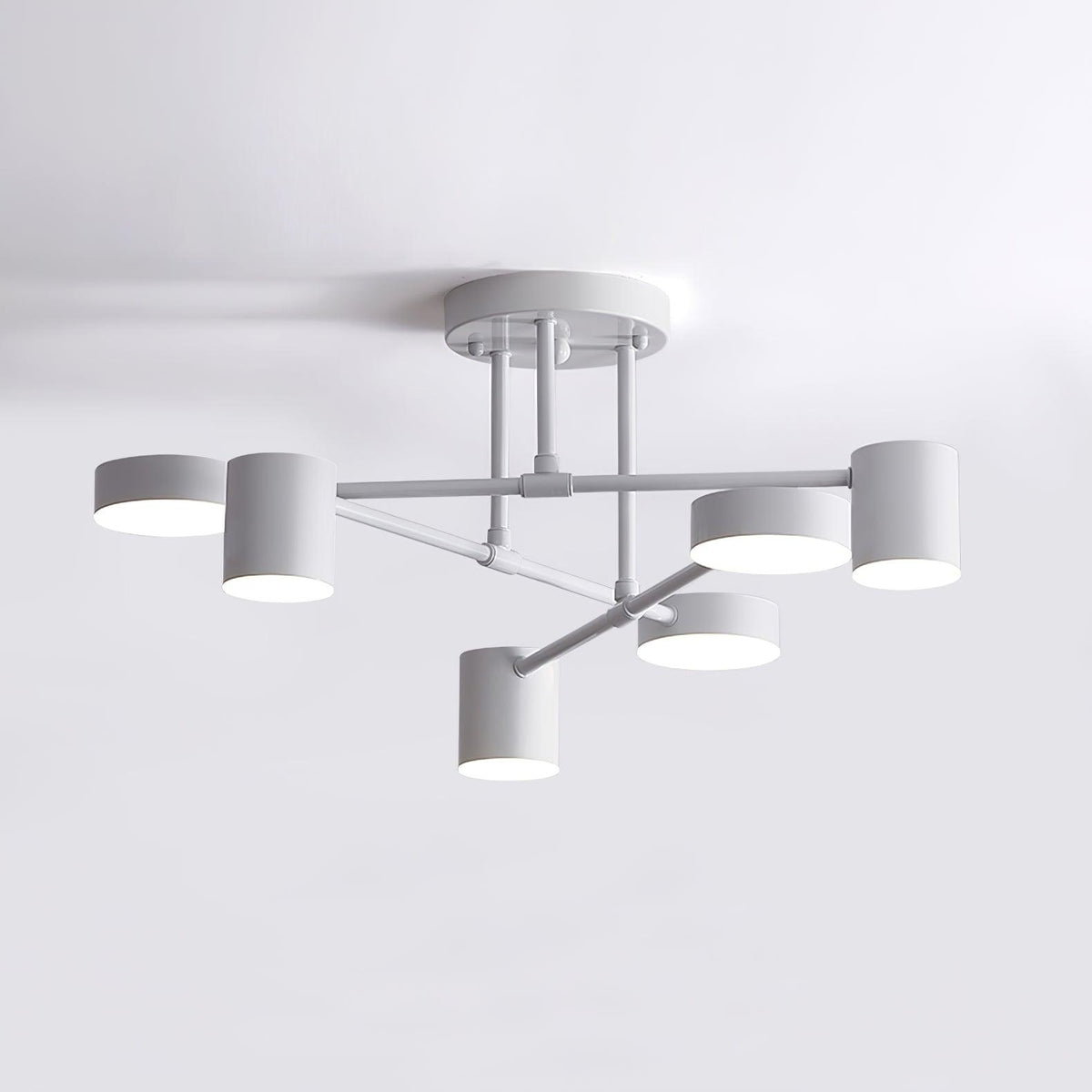 Sputnik plafondlamp goudkleurige afwerking