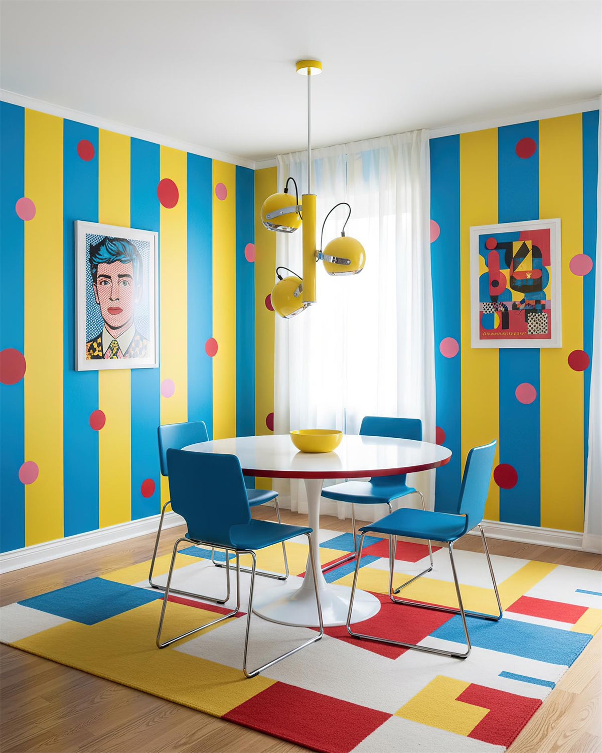Sorenelle hanglamp Rood Metaal