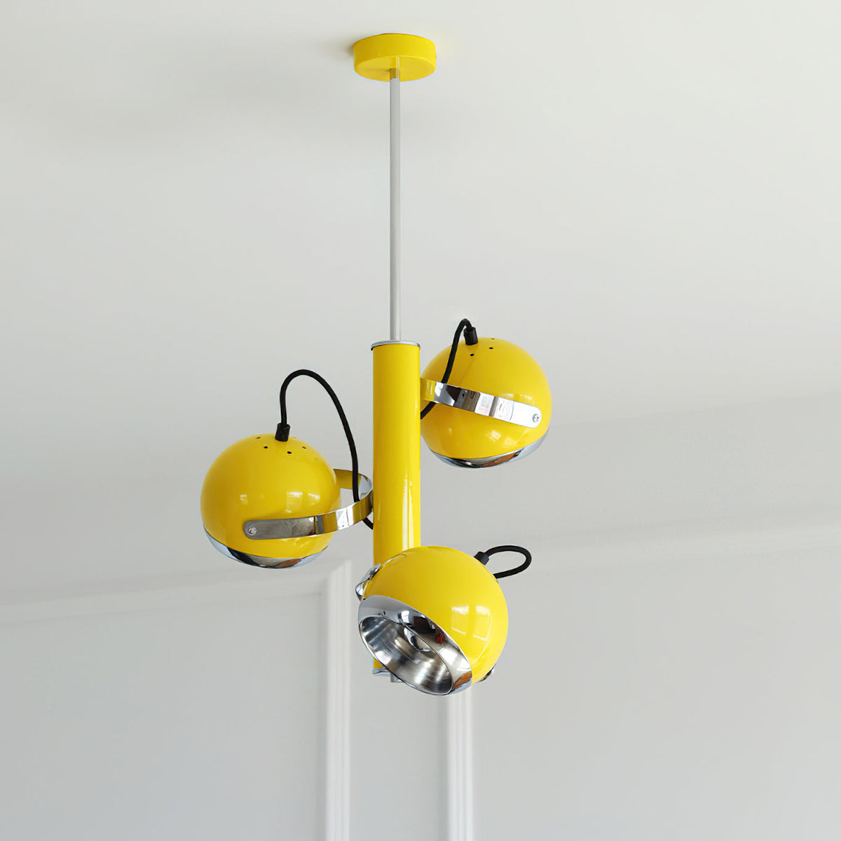 Sorenelle hanglamp Rood Metaal