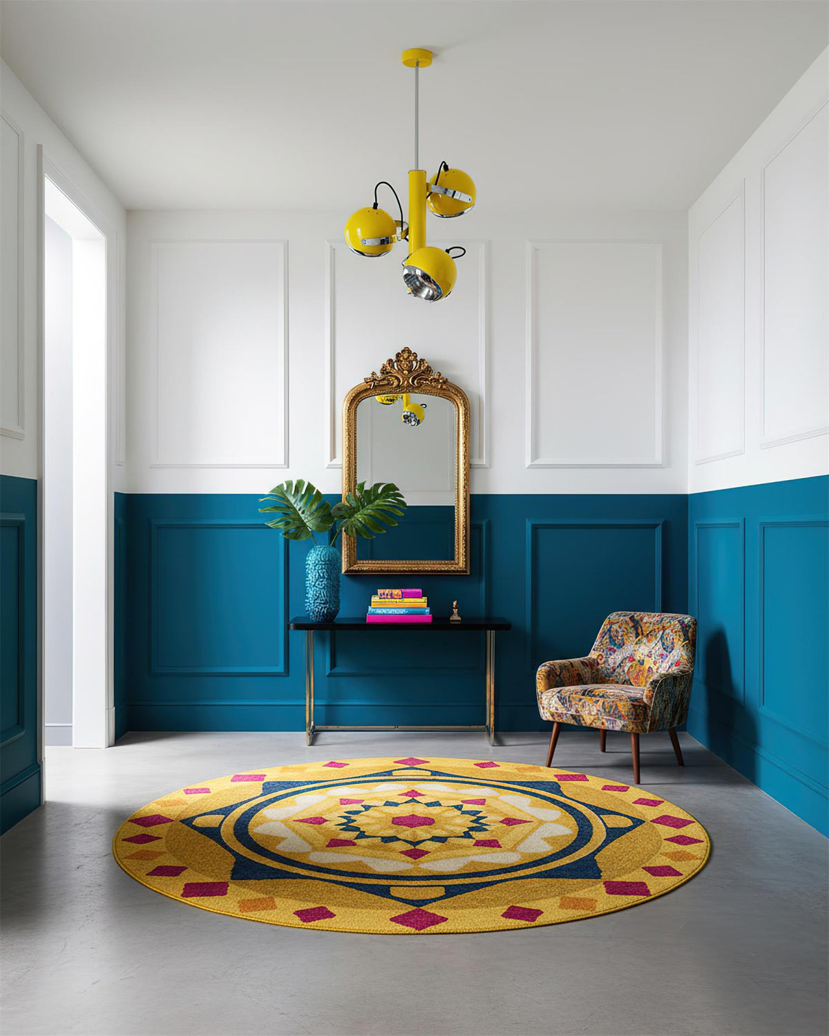 Sorenelle hanglamp Rood Metaal