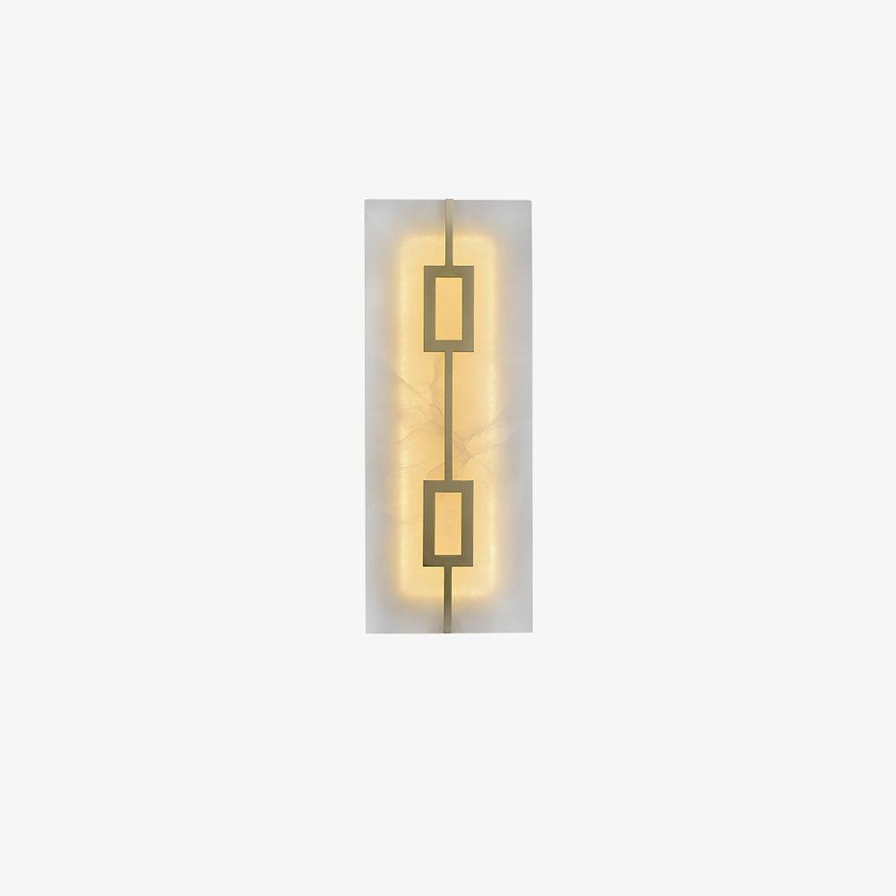 Alvelor geometrische wandlamp met albasten kap