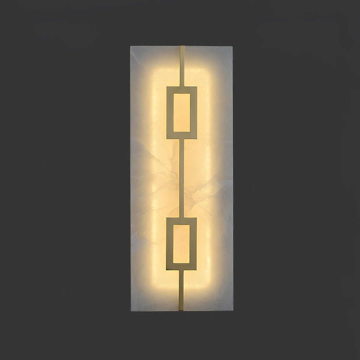 Alvelor geometrische wandlamp met albasten kap